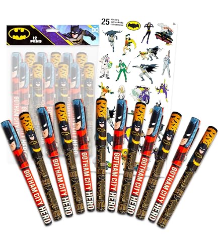 Amazon.com: DC Comics Batman Ballpoint Pens Party Favors Set for