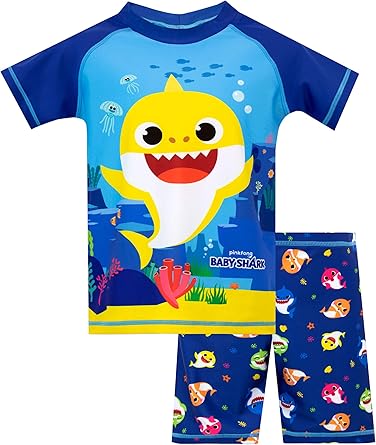 baby shark rash guard