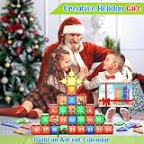 Coodoo Magnetic Tiles 40Pcs STEM Blocks Toddler Preschool Learning Rainbow view 7