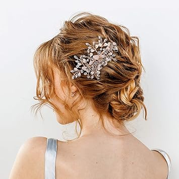Amazon Com Aw Bridal Wedding Hair Comb Rhinestone Bridal Hair