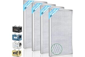 MNPARTS MERV 8 Filter Dehumidifier Filter Replacement Sentinel HD55 HDi65 17.2'' x 8.8'' 4 Pack Dehumidifier Filter Replacement Parts