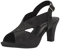 Easy Street Women's Christy Heeled Sandal, Black