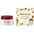 Aveeno Oat Face Mask with Pomegranate Seed Extract, Kiwi Water, and Prebiotic Oat, Hydrating Full Face Mask for Glowing Skin, Paraben Free, Phthalate-Free, 1.7 oz