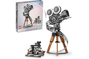 Lego Disney Walt Disney Tribute Camera 43230 Disney Fan Building Set, Celebrate Disney 100 with a Collectible Piece Perfect for Play and Display, Makes a Fun Gift for Adult Builders and Fans