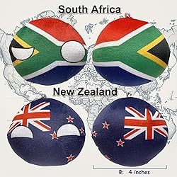Raclove 6PC Countryballs Plushies - Soft