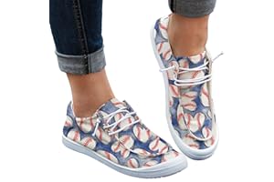 Jegwey Women Sneakers Fashion Casual Baseball Non Positioning Printed Sneakers, Canvas Fashion Casual Shoes Women Casual Shoes