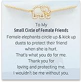 STORYJEWELLERY Friend Birthday Valentines Day Gifts for Women, Friend Bracelet, Bestie Bracelets, Friendship Gifts for Women, BFF Gift, Friendship Jewelry, Elephant Bracelet, Bow Jewelry