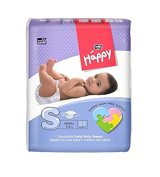Bella Baby Happy Small Diapers (22 Pieces)
