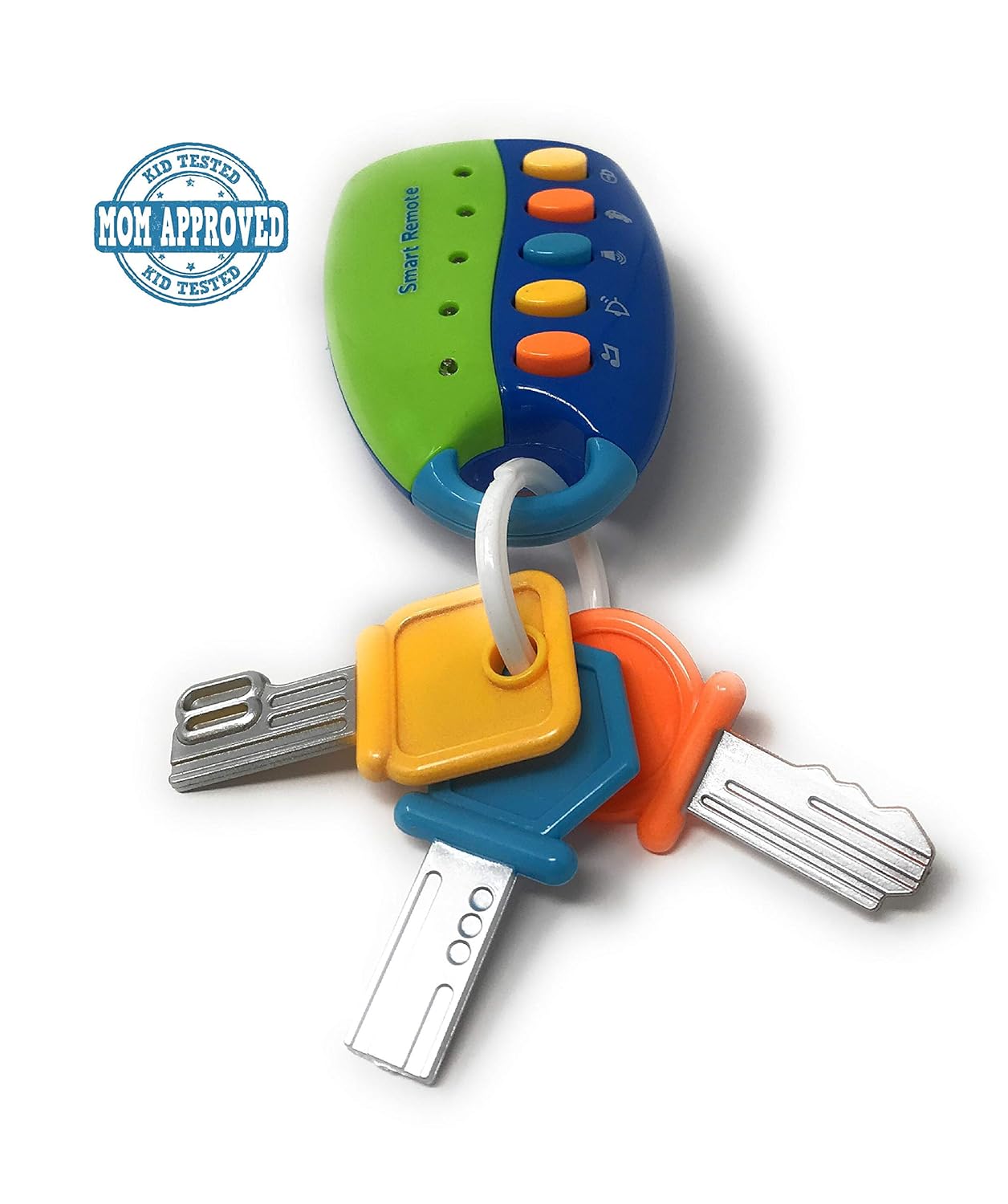 Baby Toy Smart Remote Car Key Music Sounds Kids Toddler Pretend Play