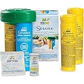 FROG Serene Floating System for Hot Tubs - Quick & Easy Prefilled Hot Tub Sanitizer - Hot Tub Maintenance System with Sanitizing Minerals & Bromine - 3 Month Bundle