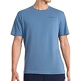 Reebok Mens Short Sleeve Crewneck Embroidered T-Shirt, Standard Fit, Lightweight Stretch Cotton Fabric
