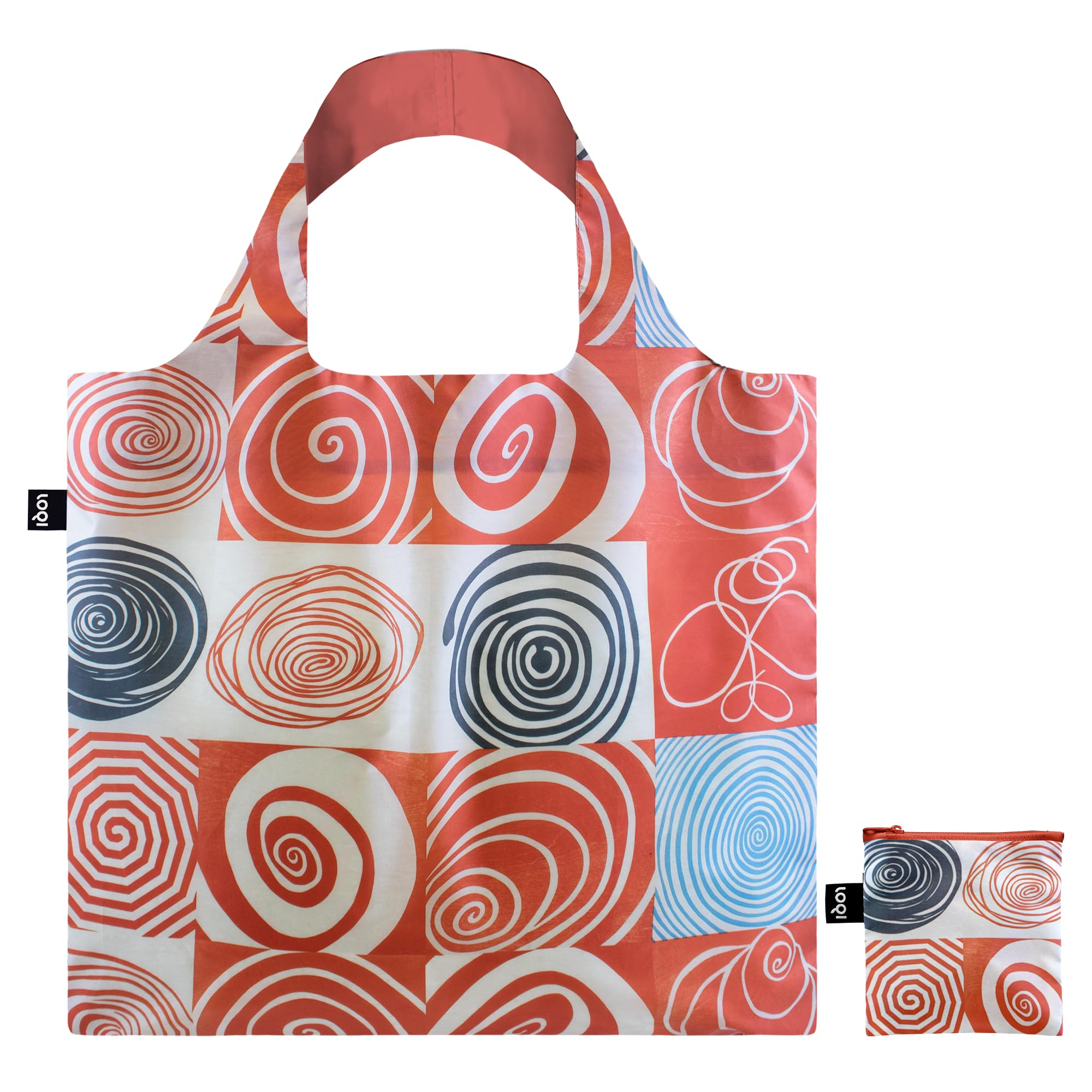 LOQI Louise Bourgeois Spirals Grids Recycled Bag