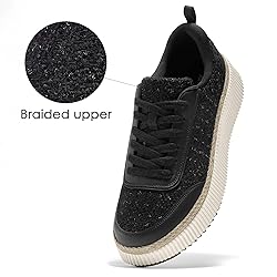 AIRHAS Women Espadrille Platform Sneakers Chunky