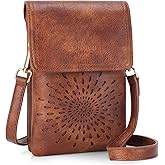 APHISON Small Crossbody Bags for Women Trendy, Leather Phone Wallet Purses Handbags Card Slots with Adjustable Strap