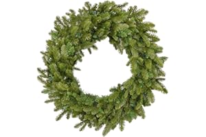 Fraser Hill Farm 36" Grandland Pine Wreath Door Hanging, No Lights