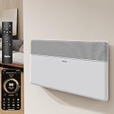 Ballu Convection Space Heater for Large Room With WiFi&amp;Remote Control | 1500W Smart Panel Heater indoor use with Programmable Thermostat,Wall-Mounted,Quiet,Works with Alexa,White