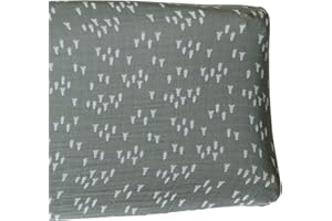 Mebie Baby Changing Pad Cover, Pines, 100% Muslin Cotton Changing Table Pad Cover for Baby Boy and Girl, Designer Nursery Decor Covers, Diaper Changing Pad Cover for Changing Station