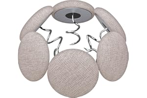 AOUKAR Upholstery Pins Twist for Slipcovers - Bed Skirt Pins - Furniture Pins to Hold Slipcovers（12Pack Light Brown