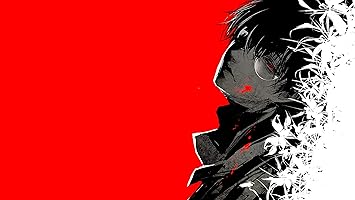 Anime Tokyo Ghoul Re Haise Sasaki Ken Kaneki Tokyo Ghoul Glasses Black Hair Blood Flower Red Eyes Boy Poster 300 Gsm Quality 12x18 Inch Size Amazon In Home Kitchen