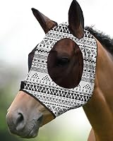 Harrison Howard Elasticity Horse Fly Mask UV Protection Lightweight Comfort