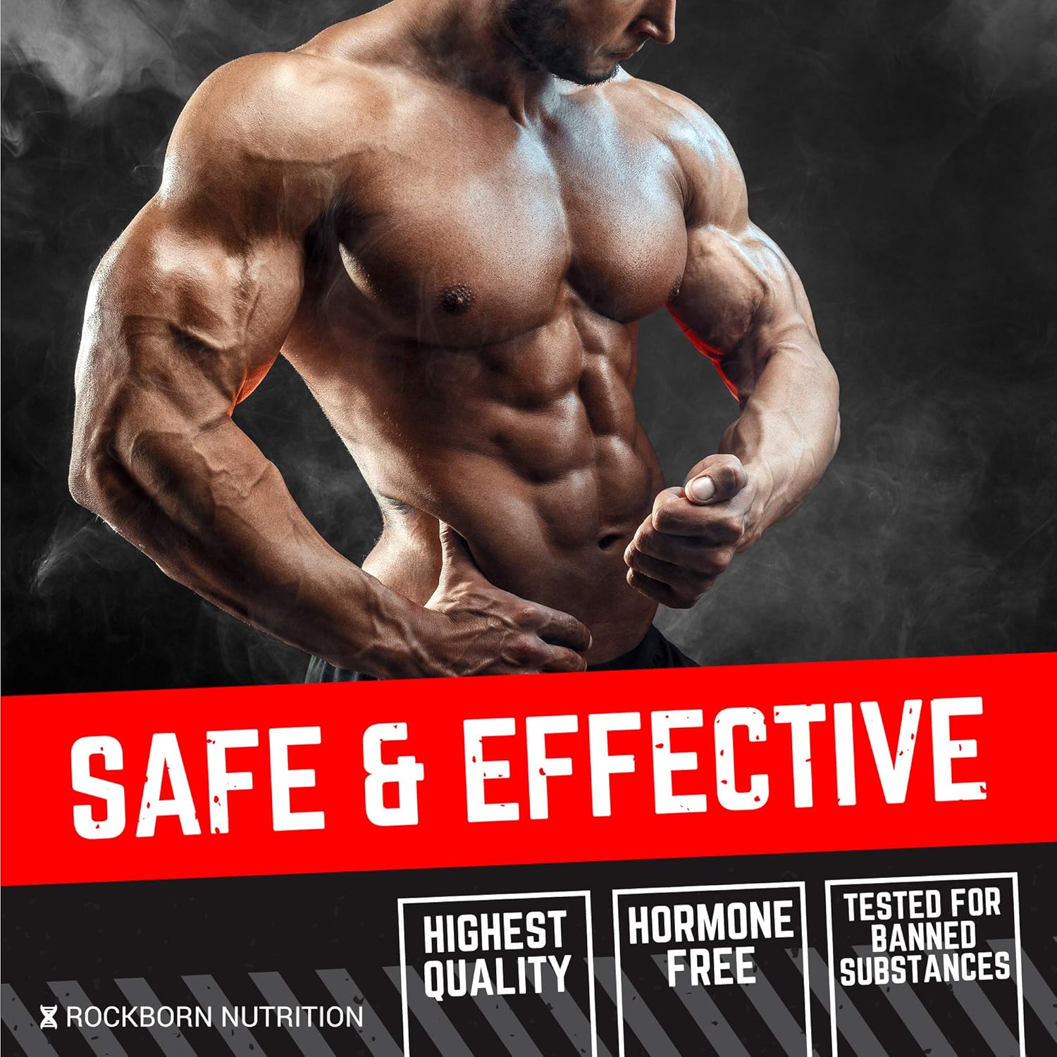 Testosterone Booster for Men - Made in USA - Men Testosterone Pills with Horny Goat Weed - Mens Testosterone Booster for Muscle Growth, Desire & Energy Increase - Tongkat Ali Capsules: Health & Personal Care