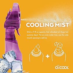 O2COOL Deluxe Handheld Battery Powered Water