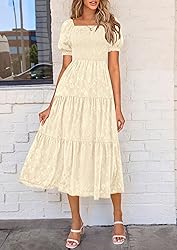 PRETTYGARDEN Women's 2025 Summer Casual Midi