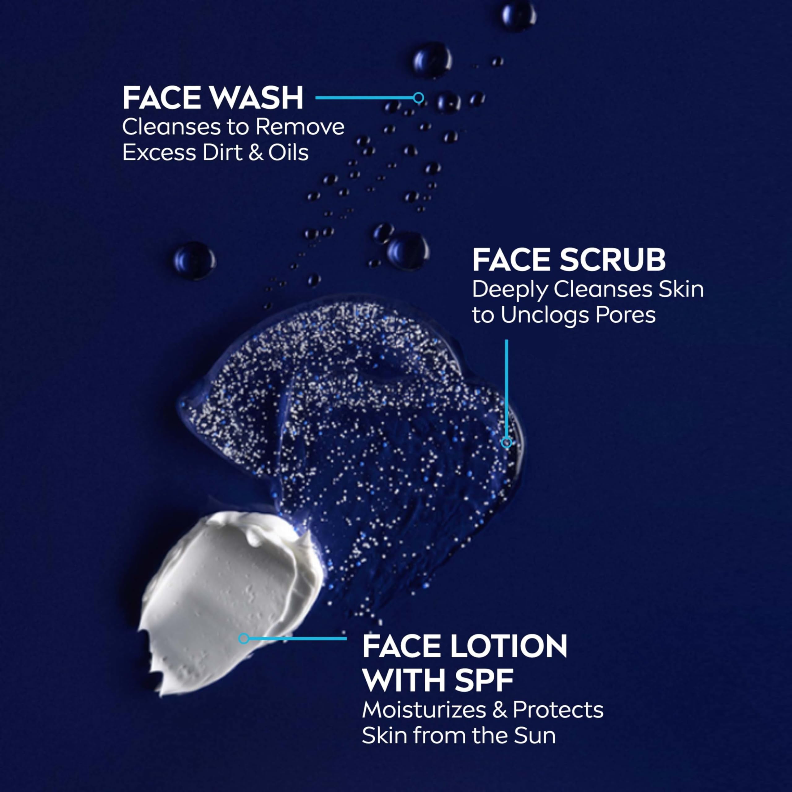 NIVEA MEN Maximum Hydration Face Lotion, Face Lotion with Broad Spectrum SPF 15 Sunscreen for Men, 4 Pack of 2.5 Fl Oz Tubes