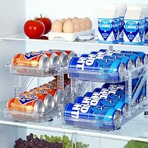 Amazon.com: LAMU 2 Pack Width Expandable Soda Can Organizer ...
