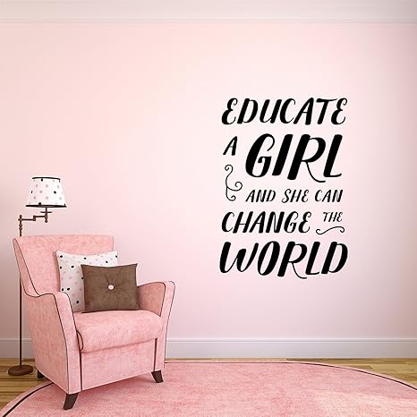 Amazon Com Vinyl Wall Art Decal Educate A Girl And She