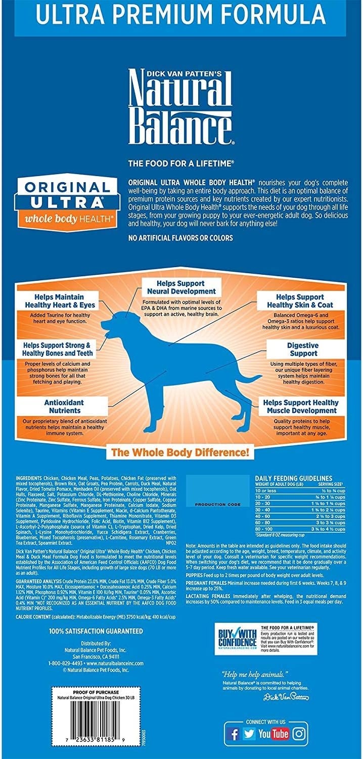 natural balance original ultra dog food