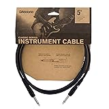 D'Addario Accessories Cable, Black, 5 feet