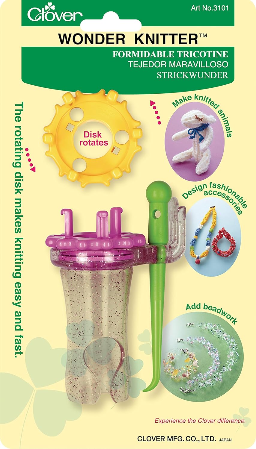 Spool knitting kit -- teaching kids sewing