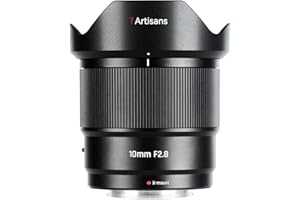 7Artisans AF 10mm F2.8 APS-C Auto Focus Wide-Angle Prime Lens Compatible with Fuji X-Mount Mirrorless Cameras, Compact for La