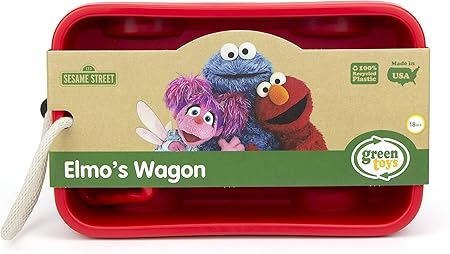 Green Toys Sesame Street Elmo's Wagon 