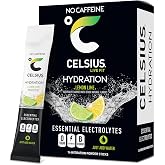 CELSIUS Hydration&trade; Lemon Lime, Sugar Free Electrolyte Hydration Drink Mix (Pack of 14)