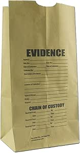 Amazon.com: Crime Scene Paper Evidence Bags (Medium): Health & Personal ...