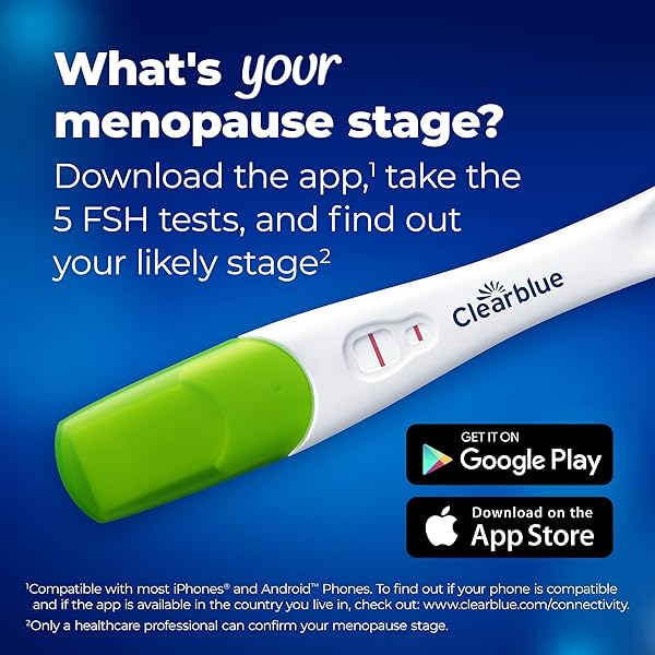 CLEARBLUE MENOPAUSE STAGE INDICATOR, 5 CT