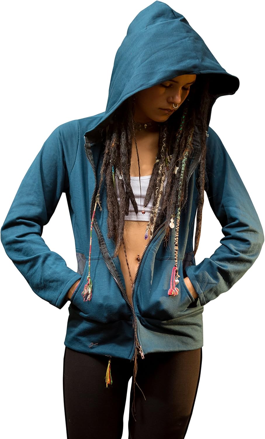 hoodie with a big hood