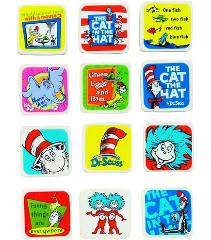 Set De 50 Marcapáginas De Dr. Seuss - Surtido De Colores - Para Libros Y Regalos Divertidos