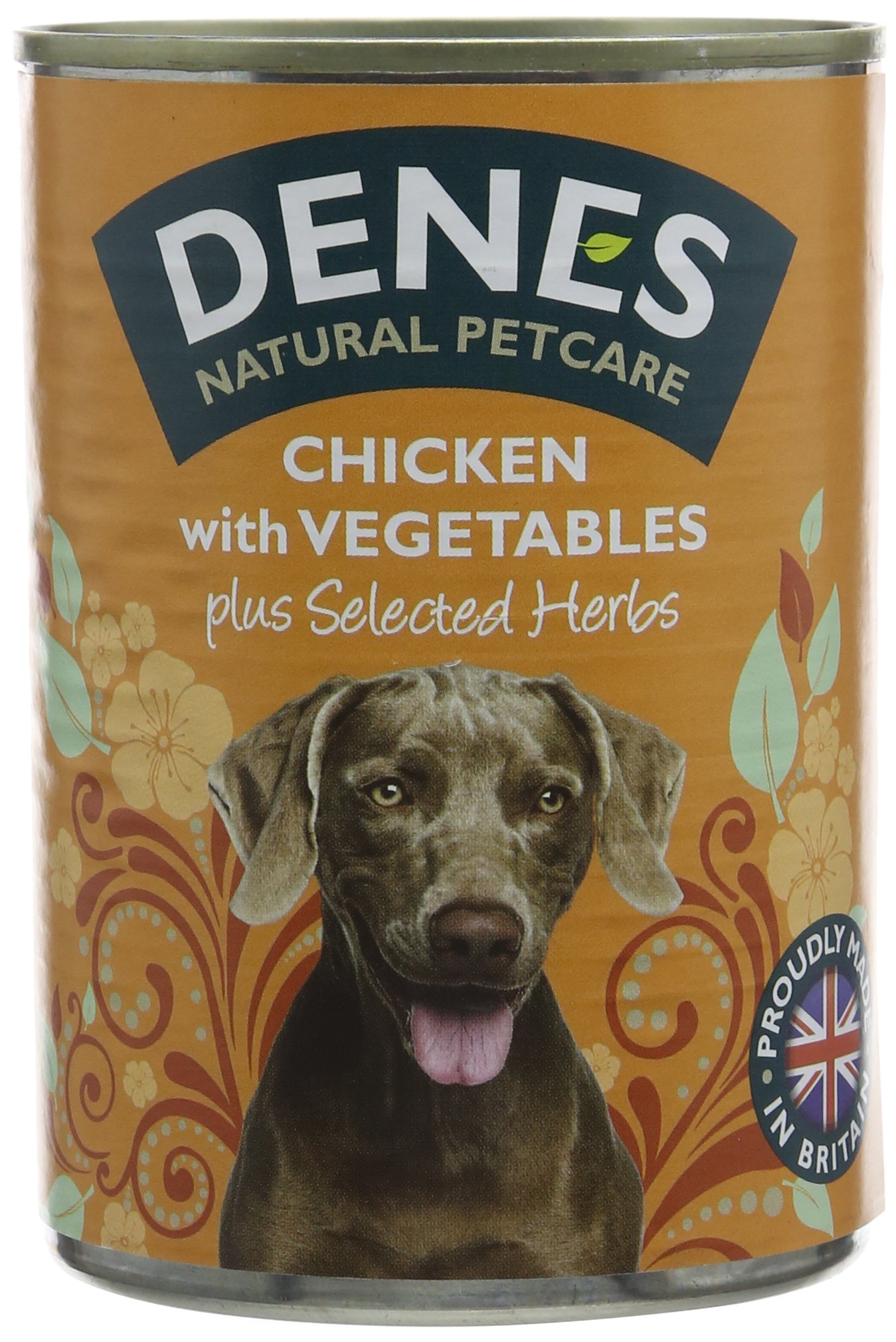 Denes Complete Adult Wet Dog Food Chicken and Vegetables, 12 x 400 g