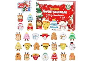 ETLUK Emotional Plush Advent Calendar 2025 for Kids or Teens, with 25 PCS Mini Collectible Plushies, Stocking Stuffers, Unique Christmas Gift for for Kids, Teens & Adults, Cute Plush Pals for Christmas Countdown