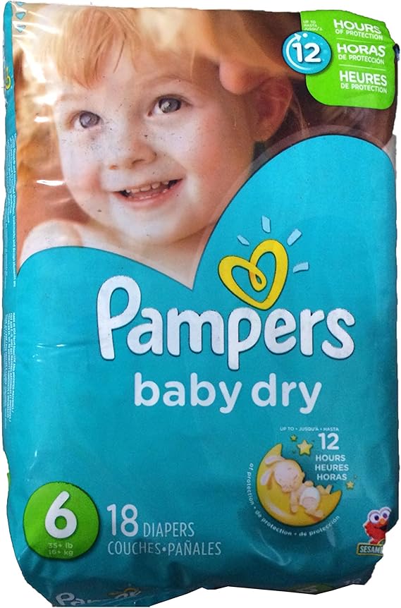 pampers baby dry 6