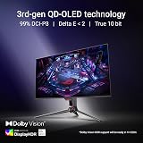 ASUS ROG Swift OLED PG32UCDM 32" 4K 240Hz QD-OLED Gaming Monitor G-SYNC view 3