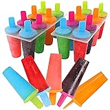 Mr Kitchen's Neon Popsicle Mold, Popsicle Maker, (Set of 2) Popsicle Molds;16 Popsicles