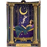 amepay Tarot Card Blanket Gifts for Women Adult Girls,The High Priestess Moonlit Throw Blankets,Soft Comfy Lightweight for Home Halloween Couch Bed Sofa Decor,Enchanting Night Sky Design 50x60in