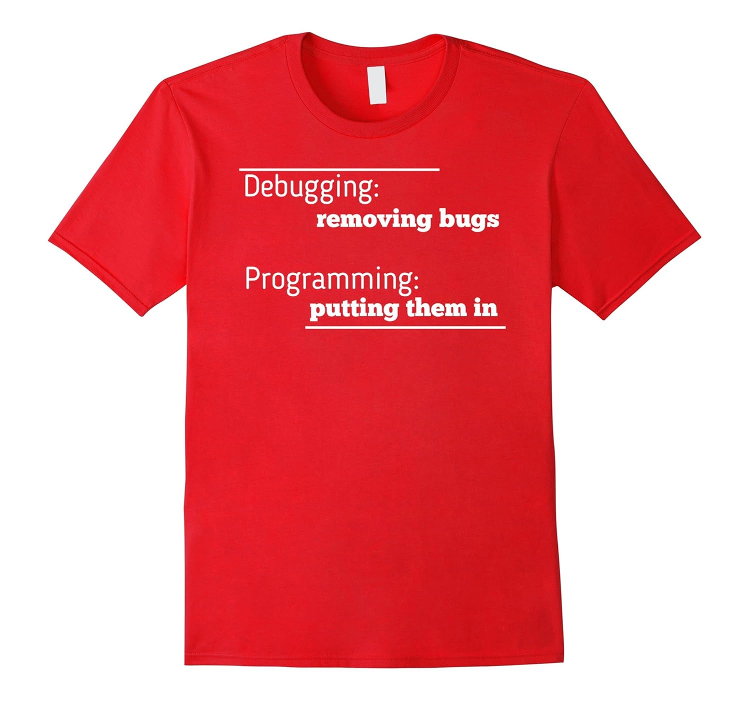 Programming Humor Debugging Funny Geek TShirt-ANZ