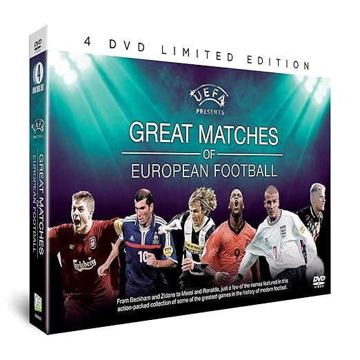 UEFA Great Matches Of European Football 4 DVD Limited Edition Amazon
