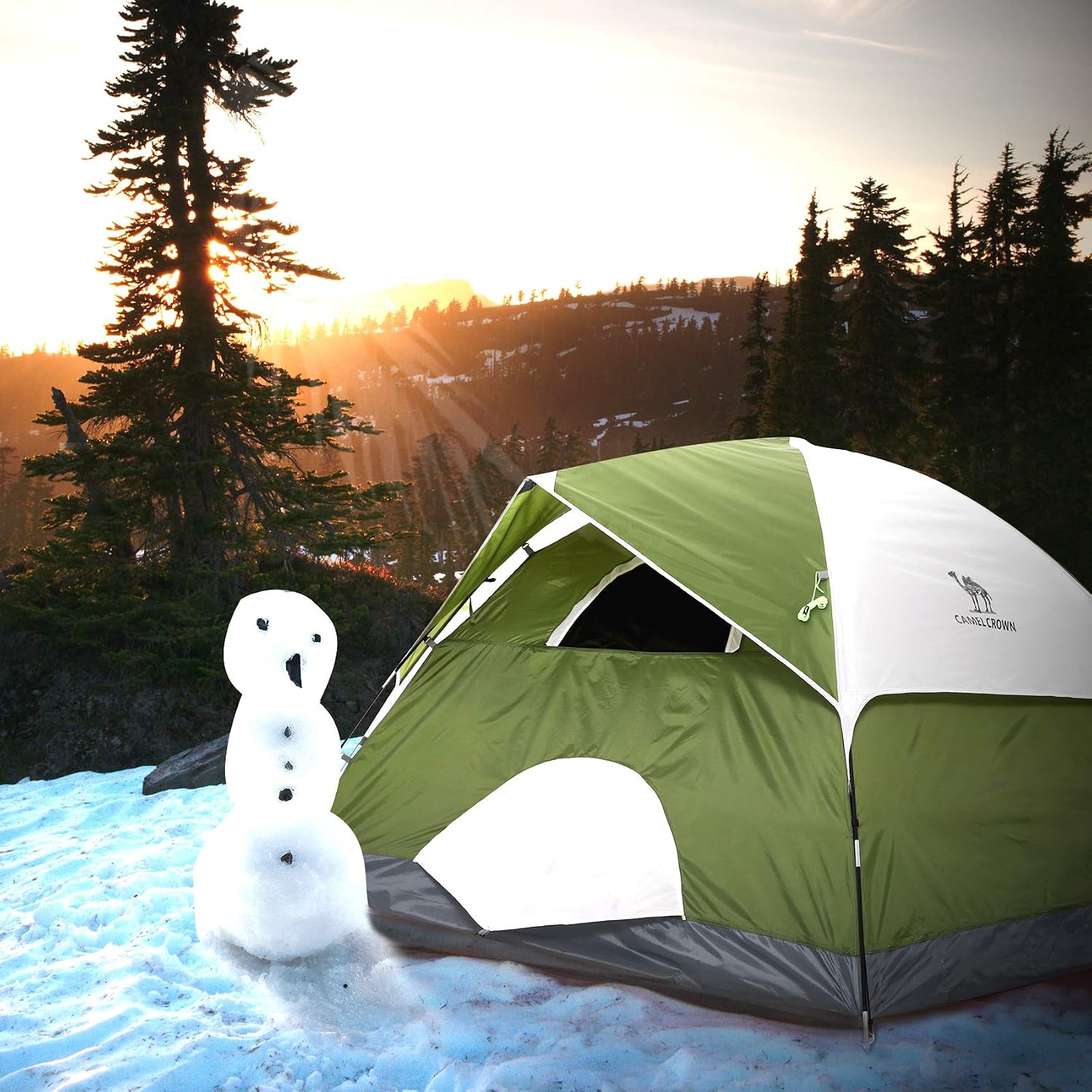 CAMEL CROWN Tent Improved Universal Hiking Outdoor Resistant Flame and