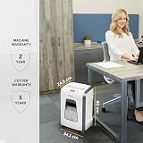Fellowes FS-12C Cross-Cut Shredder 12 Sheets 19L Pull-Out Bin 20 Min UK view 7